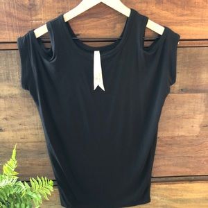 Bailey 44 cold shoulder t shirt